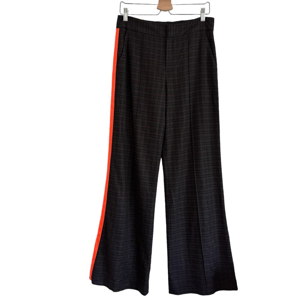Alice + Olivia Dylan Plaid High Waist Wide Leg Pants - Picture 10 of 16
